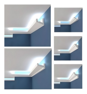 Molduras con corte LED / iluminación indirecta