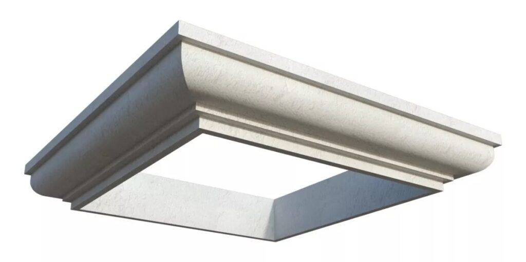 Moldes de unicel para colar capiteles de concreto fabricados en EPS