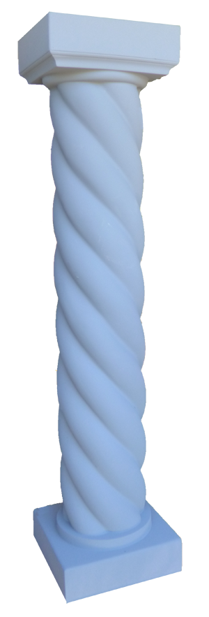 Molde para colar columnas modelo 17 trenzada