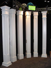 Molde para colar columnas modelo romana cuadrada