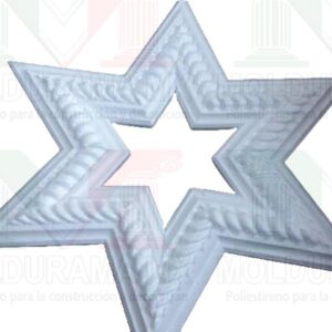 rosetones de unicel para adornar focos 1