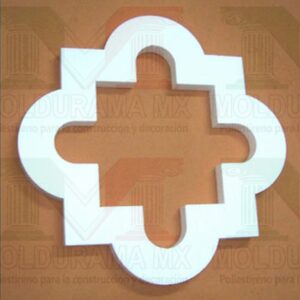 rosetones de unicel para adornar focos 10