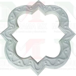rosetones de unicel para adornar focos 12