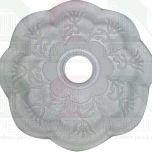 rosetones de unicel para adornar focos 14