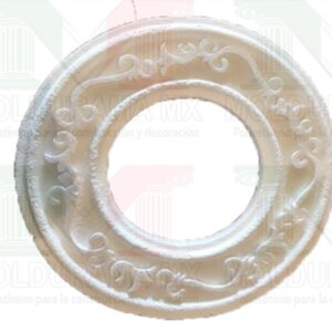 rosetones de unicel para adornar focos 18
