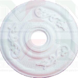 rosetones de unicel para adornar focos 19