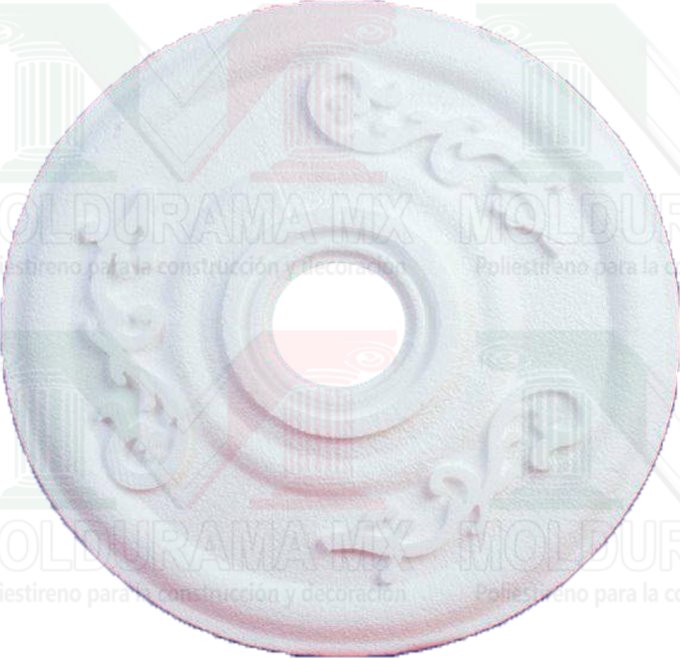 rosetones de unicel para adornar focos 19