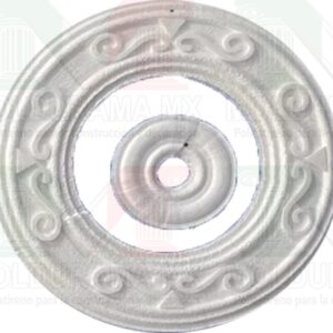 rosetones de unicel para adornar focos 21