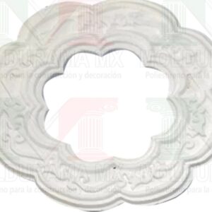 rosetones de unicel para adornar focos 23