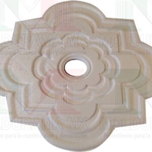 rosetones de unicel para adornar focos 29