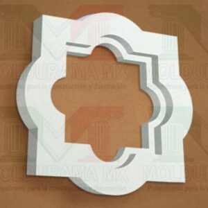 rosetones de unicel para adornar focos 3