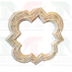 rosetones de unicel para adornar focos 31