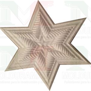 rosetones de unicel para adornar focos 34