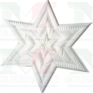 rosetones de unicel para adornar focos 39