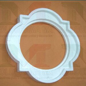 rosetones de unicel para adornar focos 4