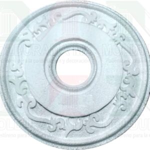 rosetones de unicel para adornar focos 44