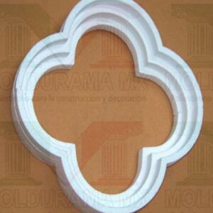 rosetones de unicel para adornar focos 8