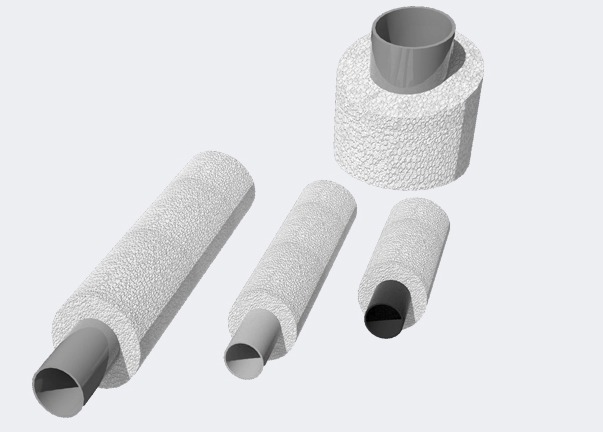 medias cana de unicel poliestireno expandido 1