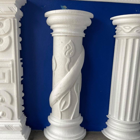Diámetros de columnas de unicel de 15 20 25 y 30 cm