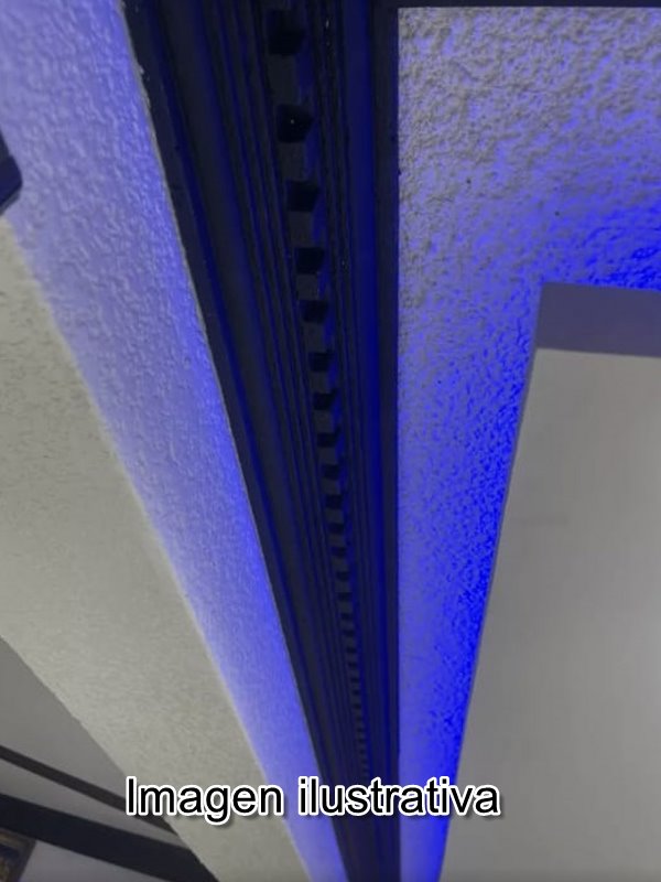 Moldura de unicel EPS con corte para luz LED