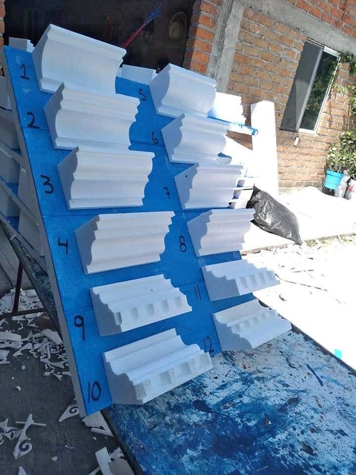 Medidas de pechos de paloma para colar concreto yeso o mezcla