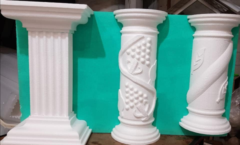 columnas de unicel