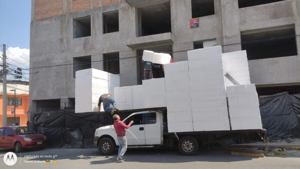 Envío de productos EPS y unicel a CDMX