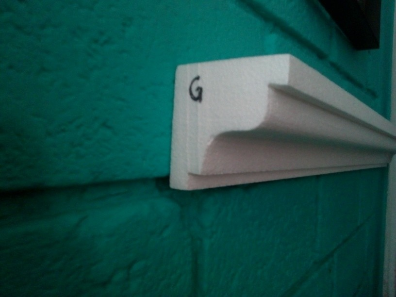 Molduras de unicel EPS para unión muro techo paredes plafones y cornisas