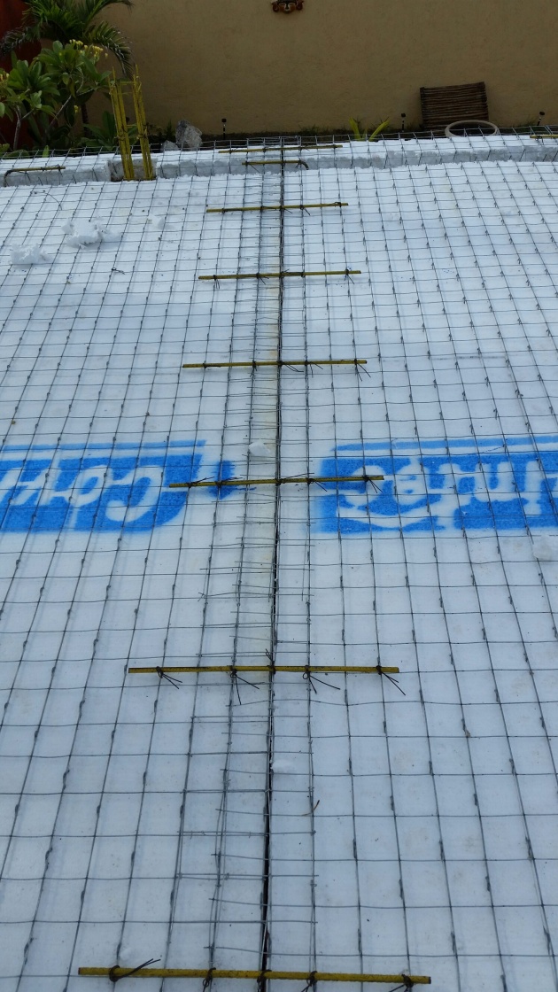 Detalle de Panel W con EPS y malla de acero para muro estructural