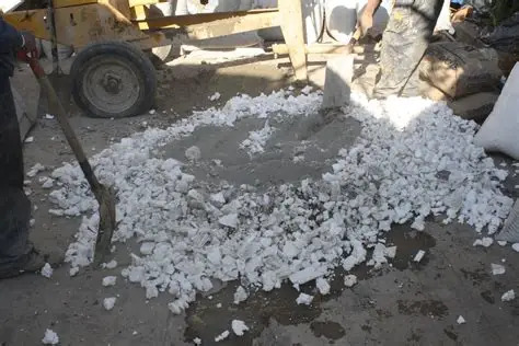 EPS triturado para relleno ligero en obra en CDMX