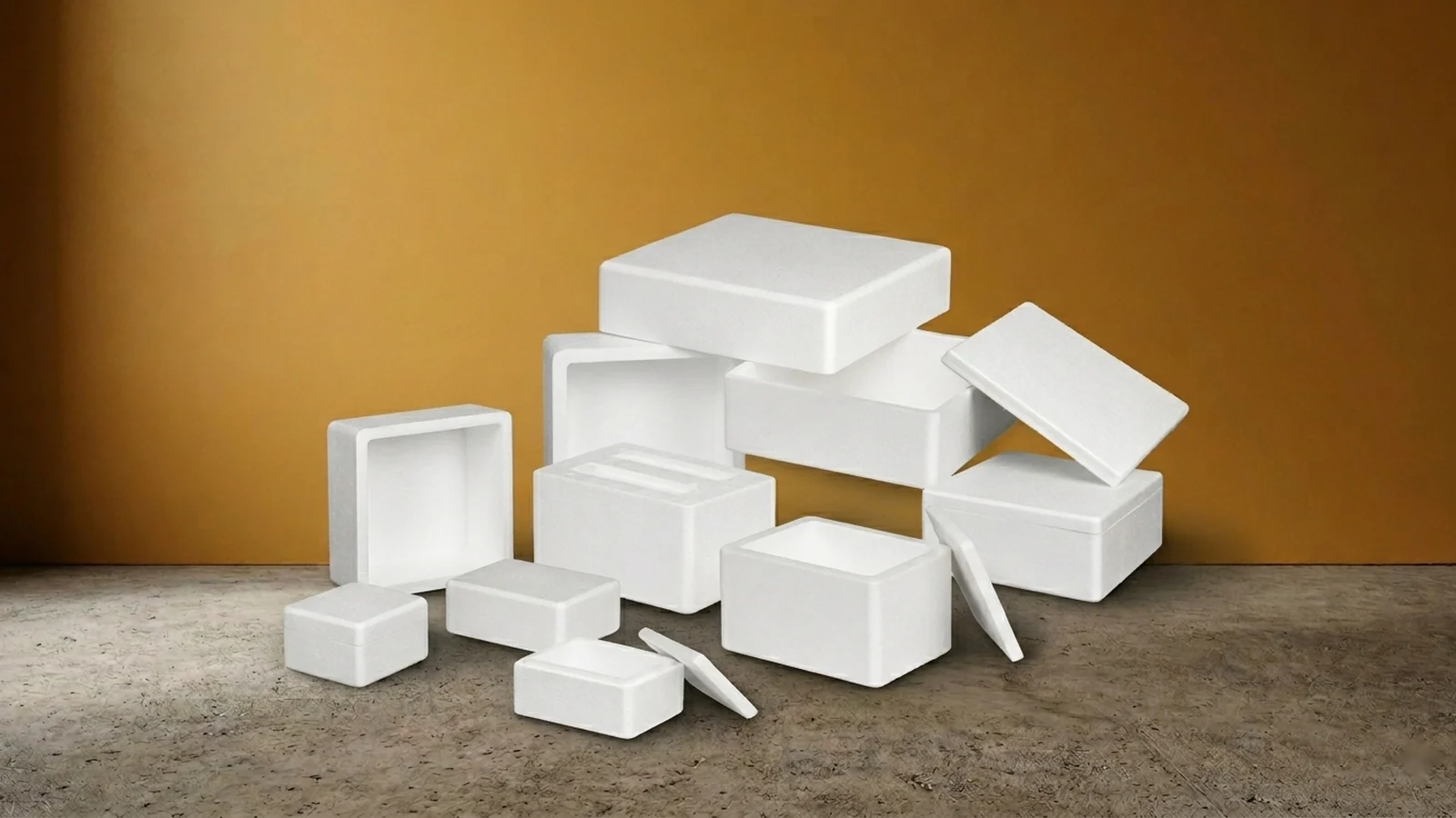 Cajas de unicel (EPS) aislantes para envío y conservación