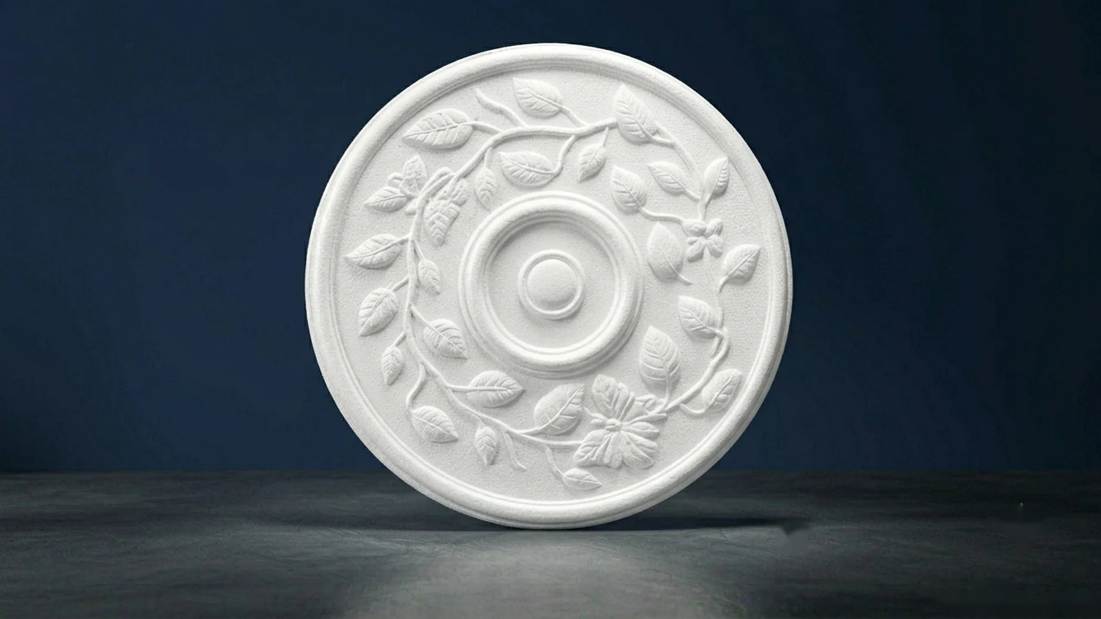 Rosetones decorativos de unicel para techo